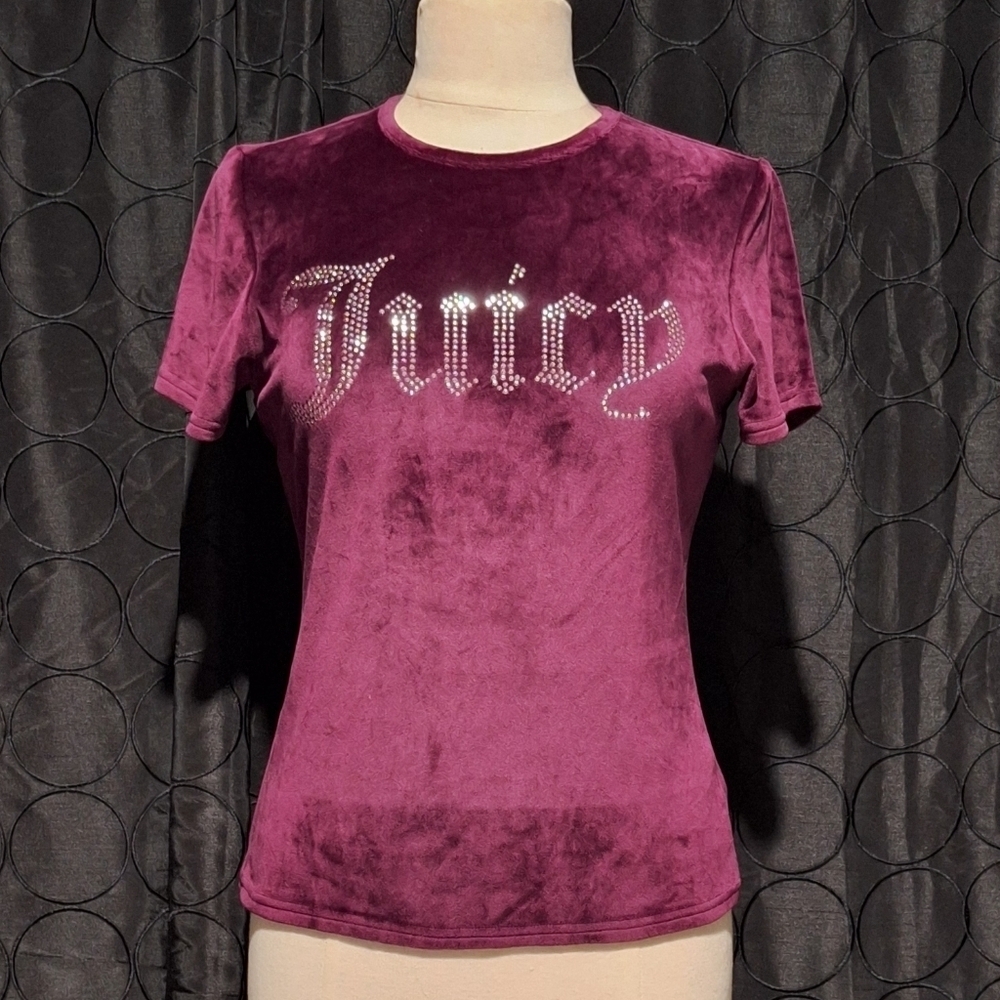 Juicy Couture Purple Velour T-Shirt (Box A)